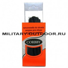 Шнурки Corbby 5002/60cm Black
